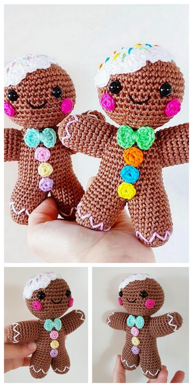 Amigurumi Gingerbread Man Free Crochet Pattern Free Amigurumi Patterns