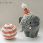 Gustav, Elephant Amigurumi Free Pattern