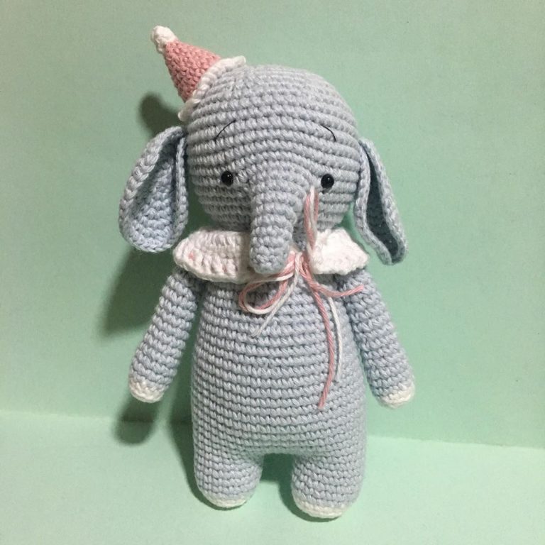 Gustav, Elephant Amigurumi Free Pattern - Free Amigurumi Patterns