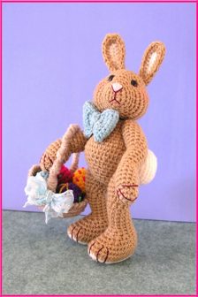 Free Crochet Pattern Jointed Thumper The Easter Bunny By S