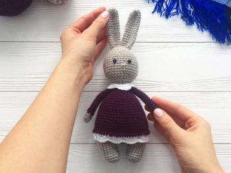 Crochet Bunny In Dress Amigurumi Free Pattern