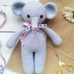 Baby Elephant Amigurumi  Crochet Pattern