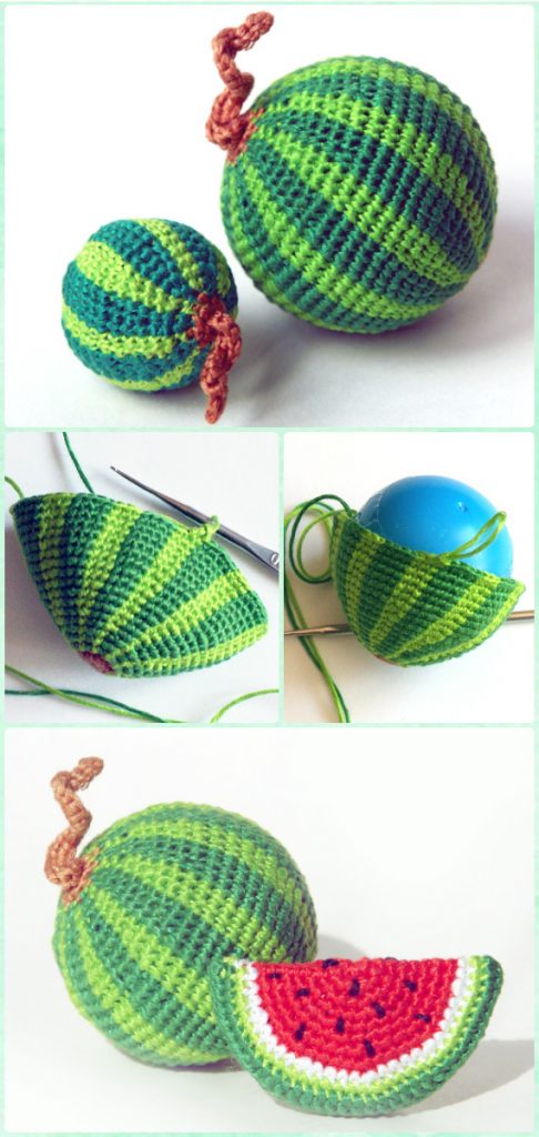 Diyhowto Crochet Amigurumi Fruits Free Patterns 06