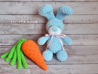 Amigurumi Plush Bunny And Crochet Carrot Free Pattern