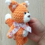 Crochet squirrel amigurumi plush free pattern
