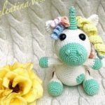 Crochet unicorn amigurumi free pattern