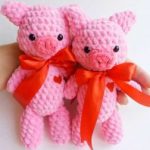 Crochet pig amigurumi free pattern