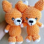 Plush amigurumi fox free crochet pattern