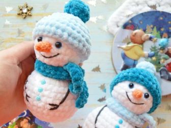 Crochet Snowman Amigurumi Free Pattern