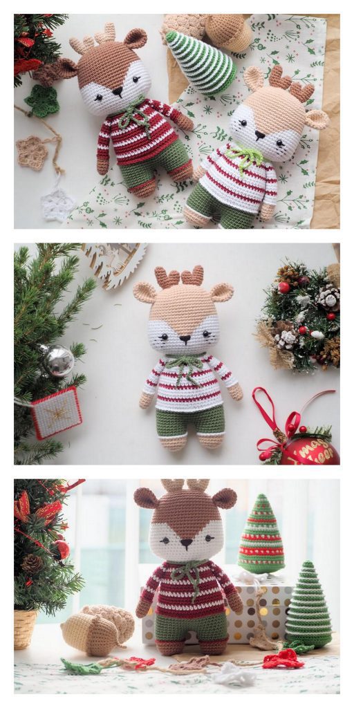 Christmas Deer And Christmas Tree 10