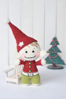 Amigurumi Little Christmas Elf Free Pattern