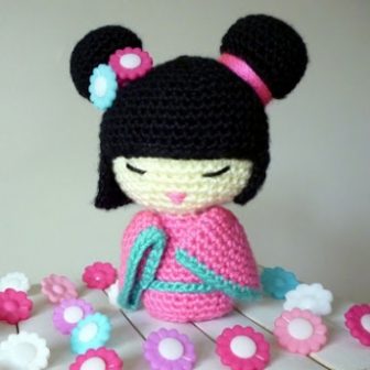 Amigurumi Little Kokeshi Doll Free Pattern
