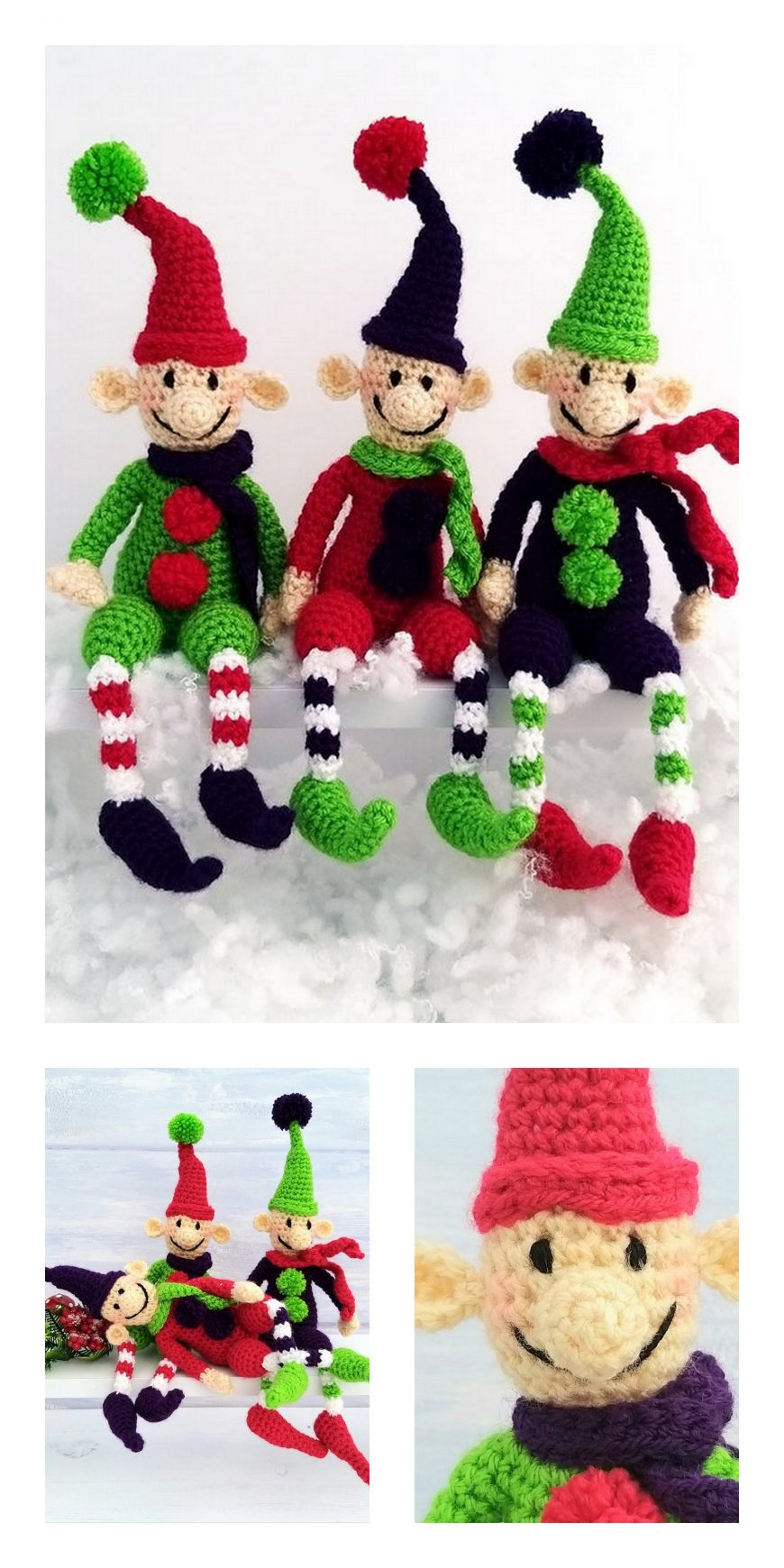 Amigurumi Little Christmas Elf Free Pattern - Free Amigurumi Patterns