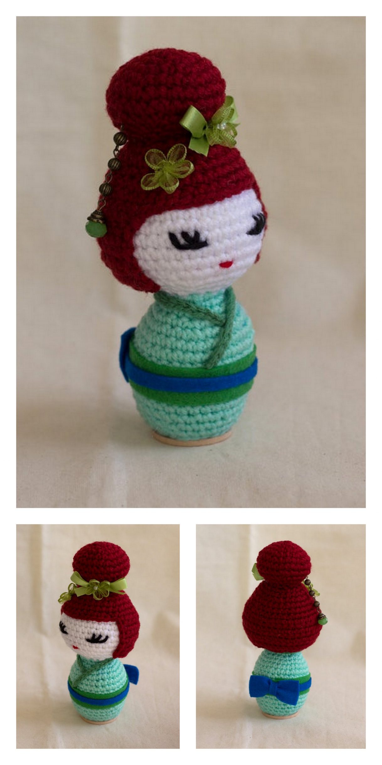 Amigurumi Little Kokeshi Doll Free Pattern - Free Amigurumi Patterns