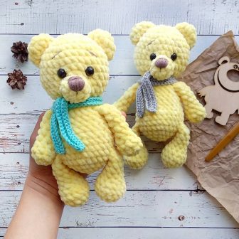 Amigurumi Yellow Bear Free Pattern