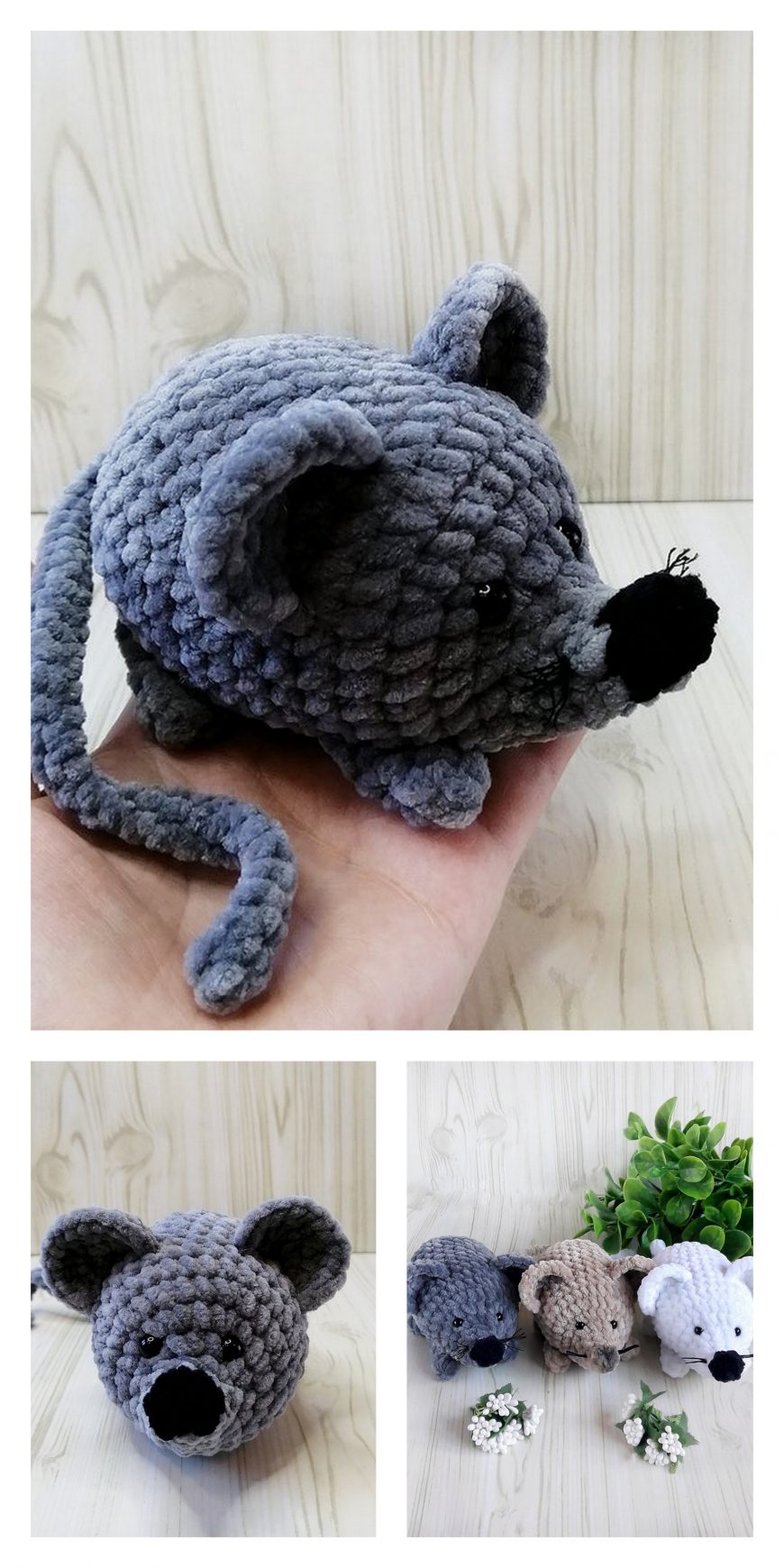 Amigurumi Crochet Mouse Free Pattern – Free Amigurumi Patterns