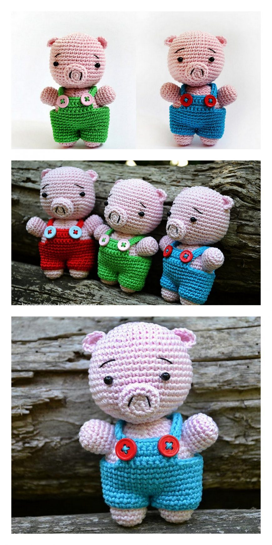 Amigurumi Gentleman Pig Free Pattern - Free Amigurumi Patterns