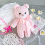 Amigurumi Plush Pink Bear Free Pattern