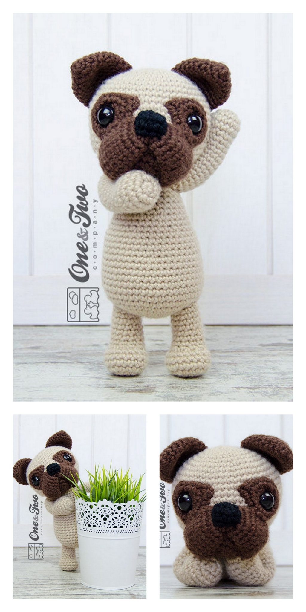 Amigurumi Pepe the Pug Free Pattern – Free Amigurumi Patterns