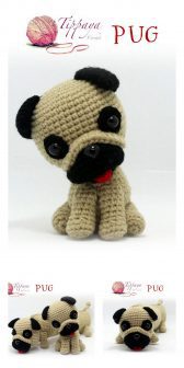 Amigurumi Pepe the Pug Free Pattern – Free Amigurumi Patterns