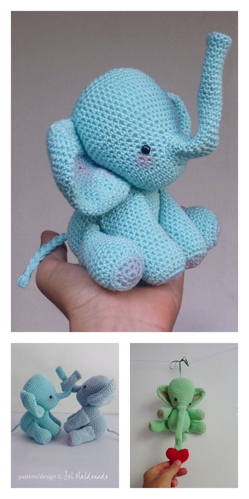 Amigurumi The Friendly Elephant Free Pattern – Free Amigurumi Patterns