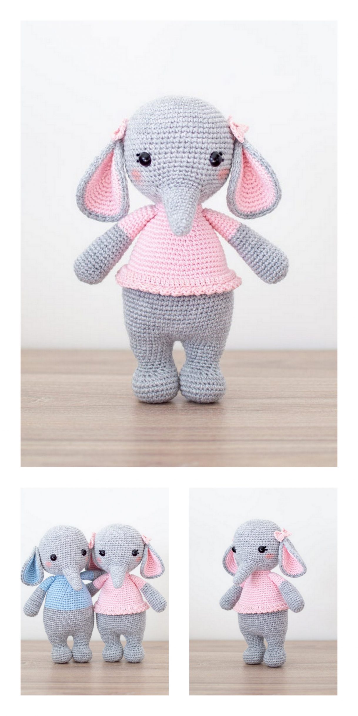 Amigurumi The Friendly Elephant Free Pattern – Free Amigurumi Patterns