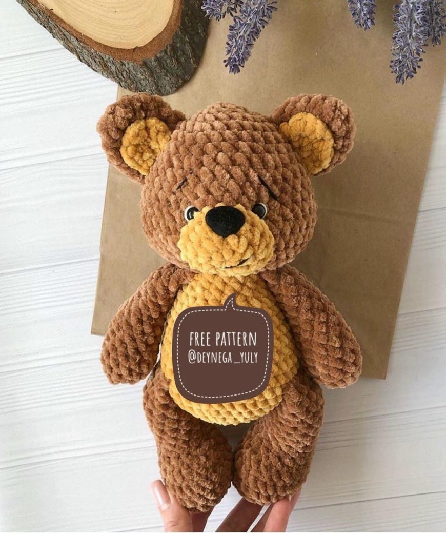 Amigurumi Brown Plush Bear Free Pattern - Free Amigurumi Patterns