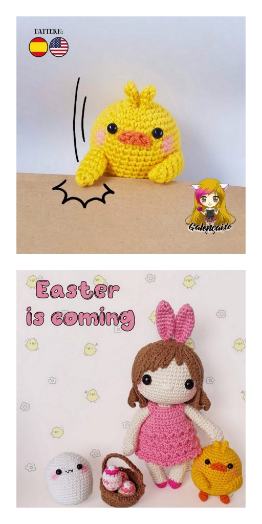 Easter Chick Wearing Bunny Ears 15