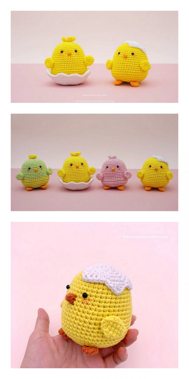 Amigurumi Easter Chick Wearing Bunny Ears Free Pattern – Free Amigurumi ...