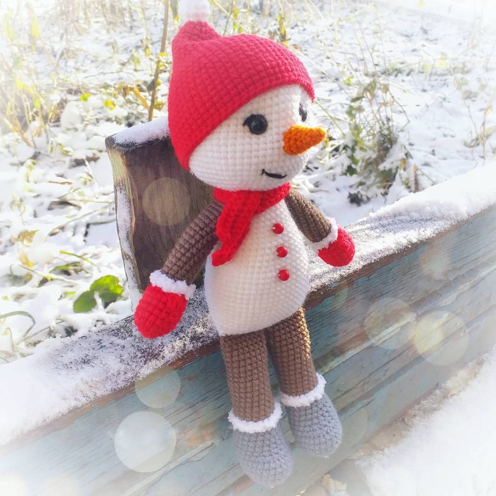 Amigurumi Crochet Snowman Free Pattern