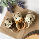 Amigurumi Bear Baby Rattle Free Pattern