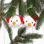 Amigurumi Christmas Ornament Snowman Free Pattern