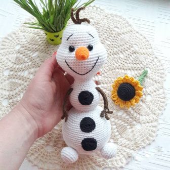 Amigurumi Olaf the Snowman Free Pattern