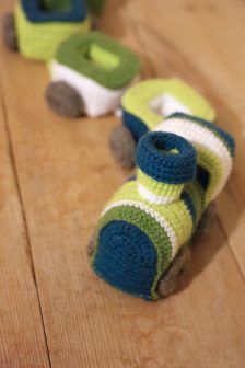 Crochet Train Toy 3
