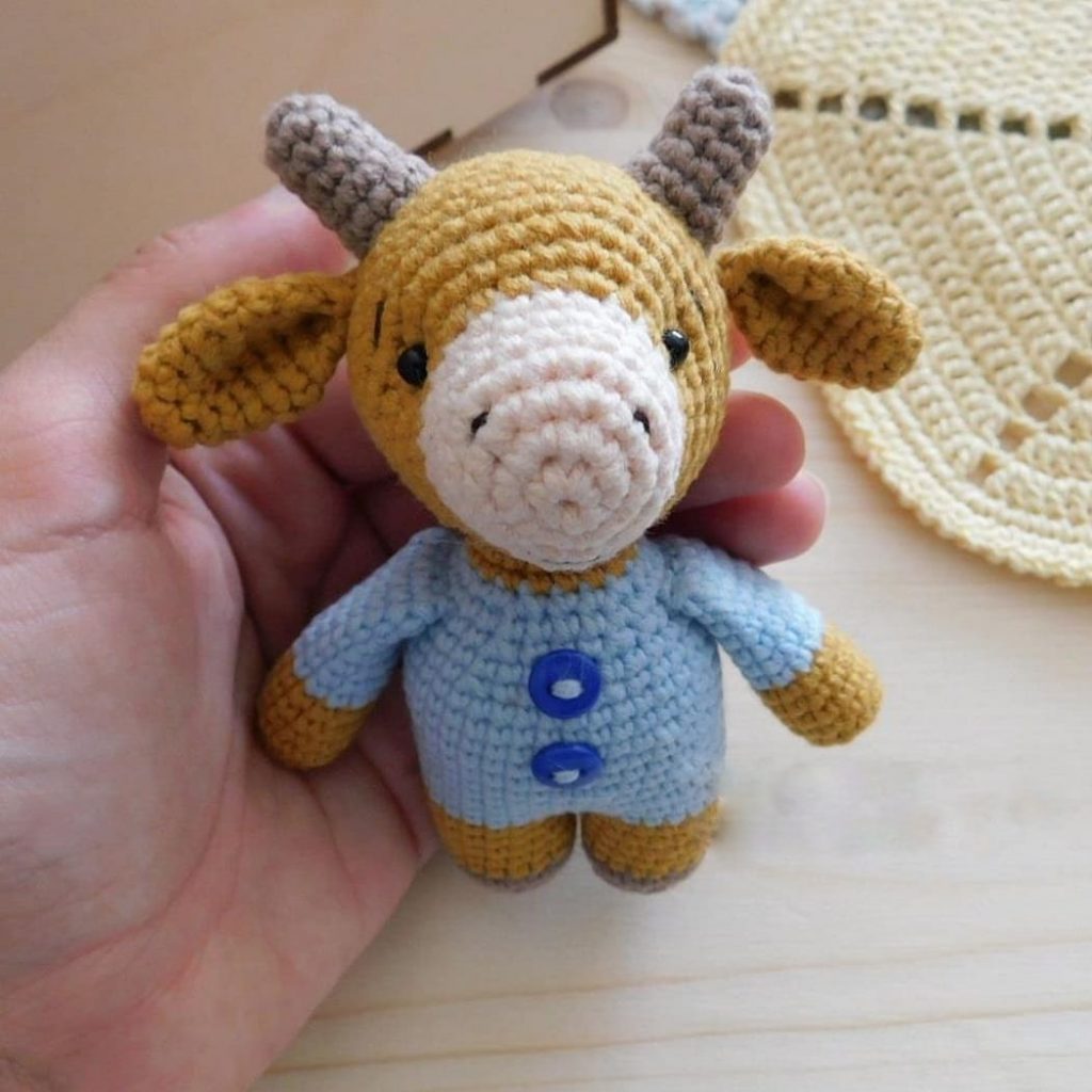 Amigurumi Little Bull Crochet Free Pattern