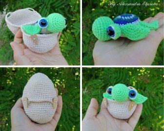 Amigurumi Turtle in The Egg Free Pattern