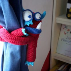 Amigurumi Monster Curtain Tiebacks Free Pattern