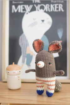 Amigurumi Rocco Chinchilla Mouse Free Pattern