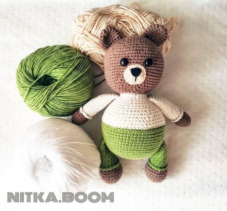Amigurumi Knitted Bear Free Pattern