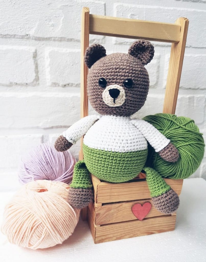 Amigurumi Knitted Bear