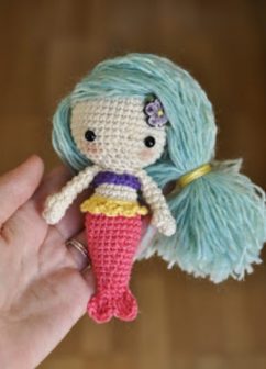 Amigurumi Little Mermaid Doll Free Pattern