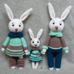 Amigurumi Family of Hares Free Pattern