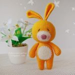 Amigurumi Yellow Rabbit Free Pattern