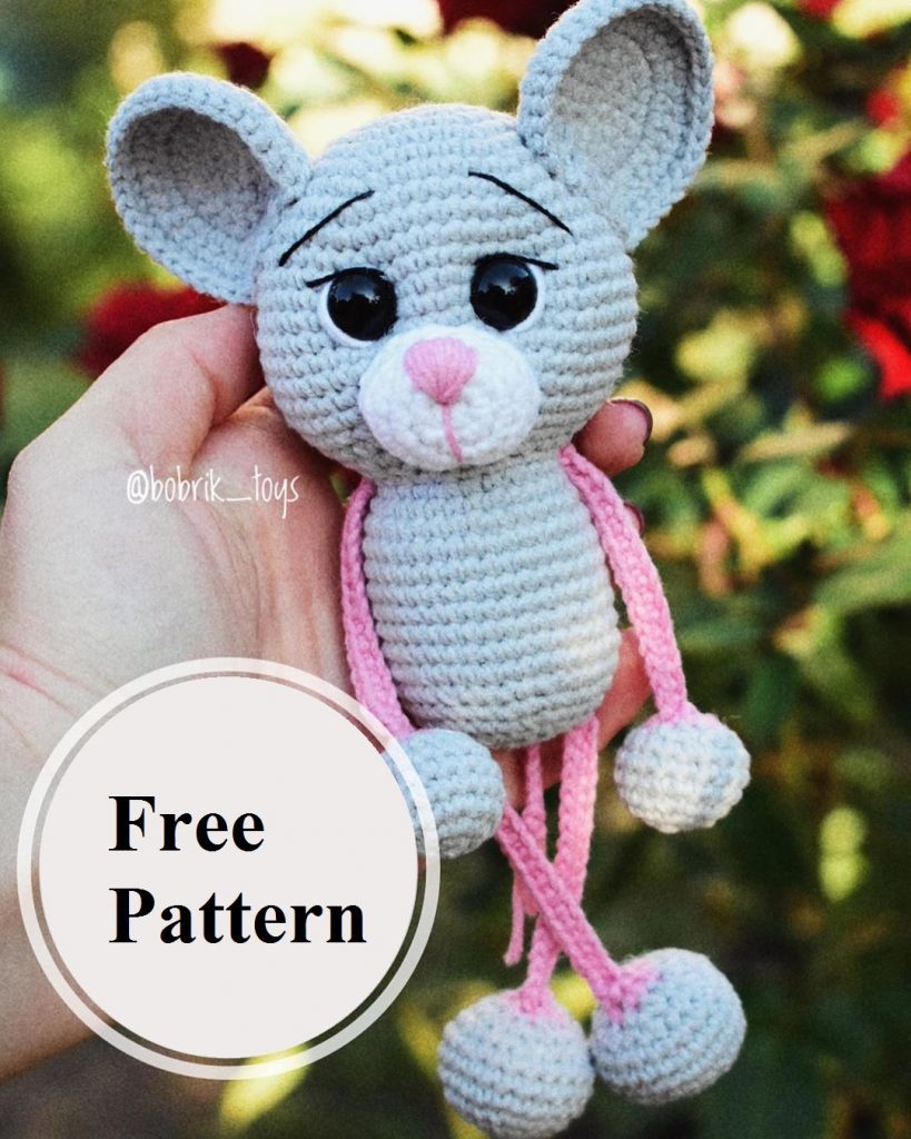 Amigurumi Rattle Mouse Free Pattern