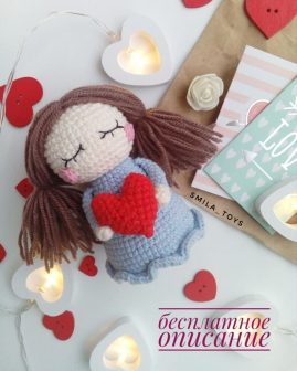 Amigurumi Valentine Doll Free Pattern