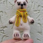 Amigurumi Teddy Bear in Scarf Free Pattern