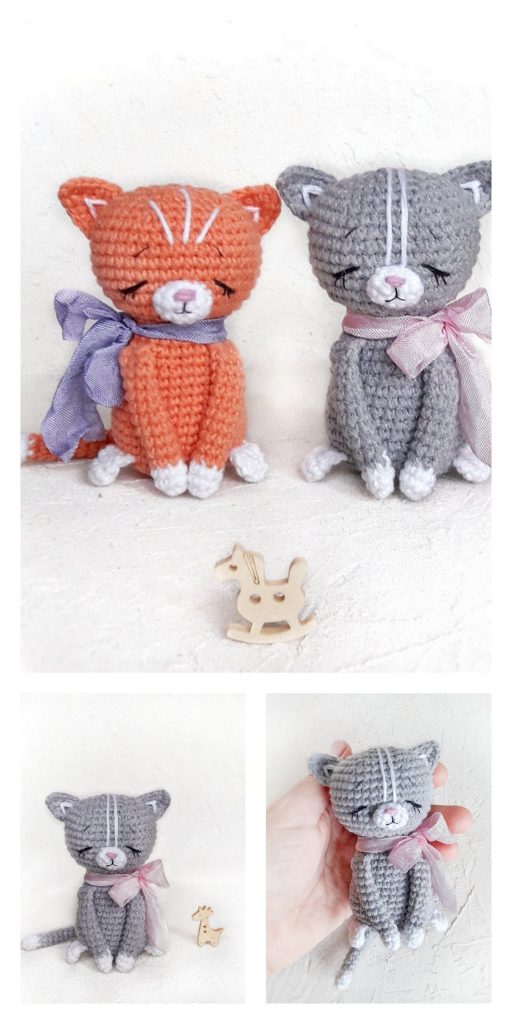 Plush Cat And Bunny 1