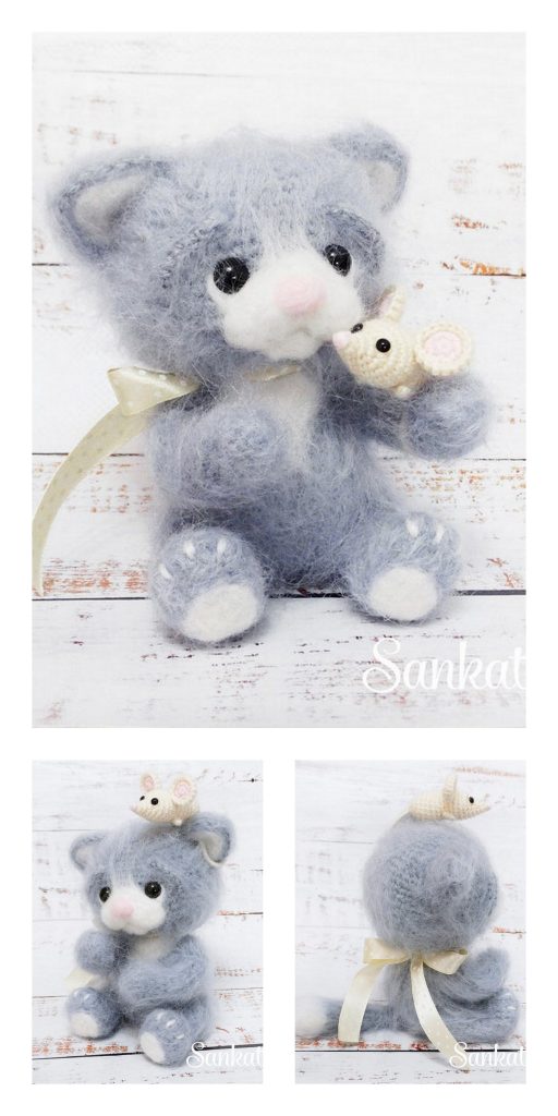 Plush Cat And Bunny 2