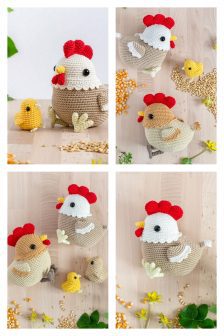 Amigurumi Chicken in the Shell Free Pattern – Free Amigurumi Patterns