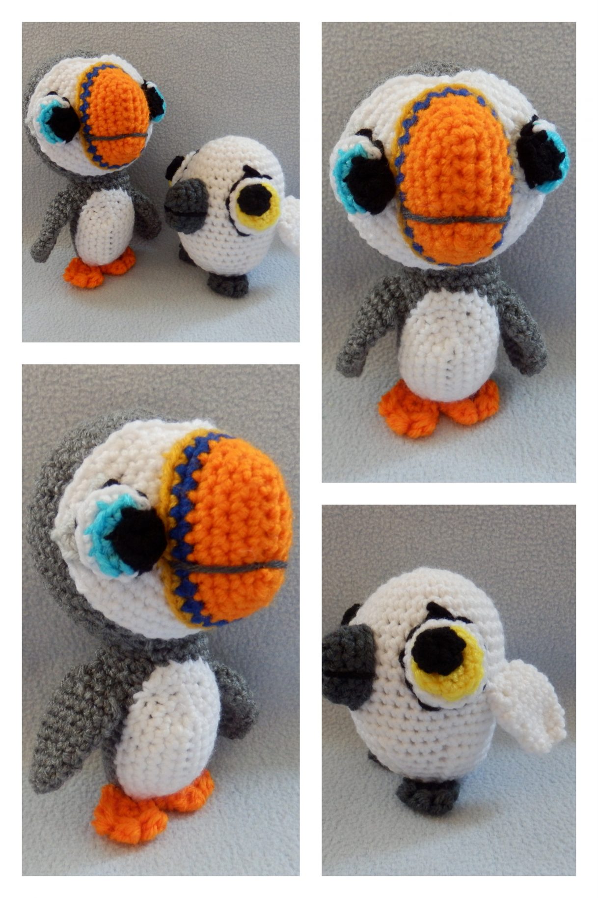 Amigurumi Puffin Free Pattern -1 – Free Amigurumi Patterns
